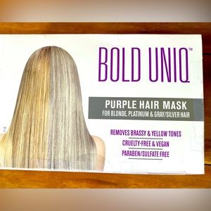 Bold Uniq purple hair mask